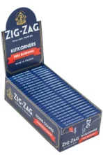 Zig Zag Free burning Blue Papers Kutcorners - Image 2
