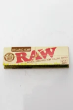 Raw organic hemp rolling paper