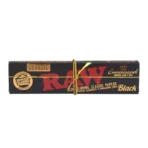 RAW | Black Natural Unrefined Artisan Connoisseur Papers w/ Tips – King Size - Image 2