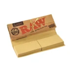 RAW | Classic Connoisseur Single wide Rolling Paper w/Tips - Image 3