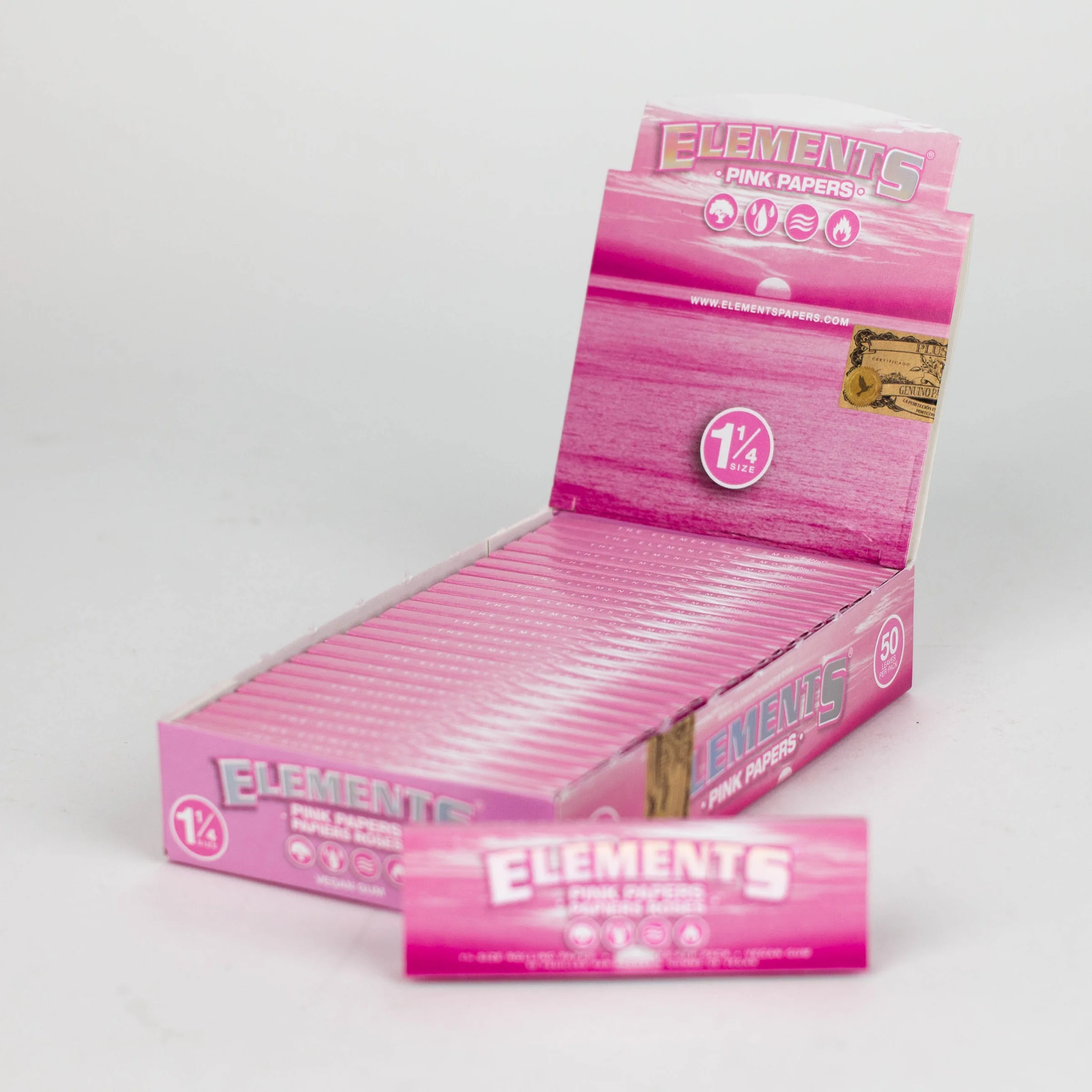 1 (73) Elements Pink Papers 1 1/4 - Image 1