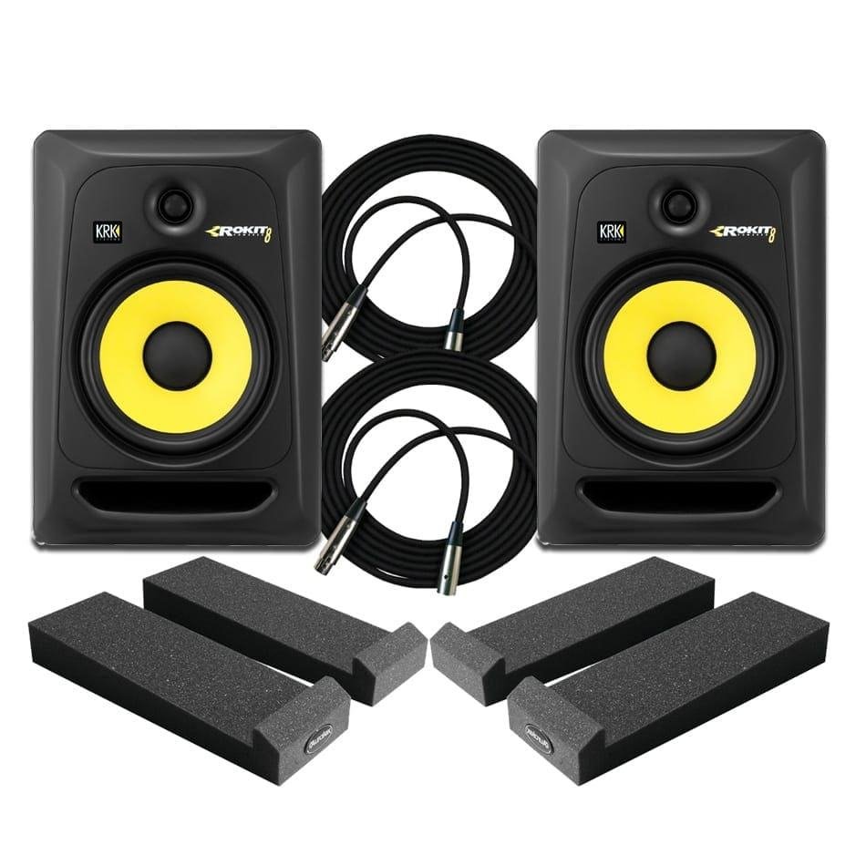 KRK RP8G3-NA Rokit 8 Active Bluetooth Waterproof Audio Sound Equipment