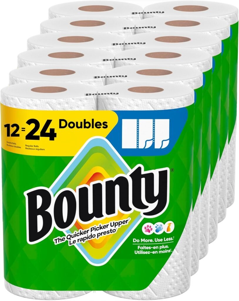 Bounty Paper Towels 24 Regular Rolls