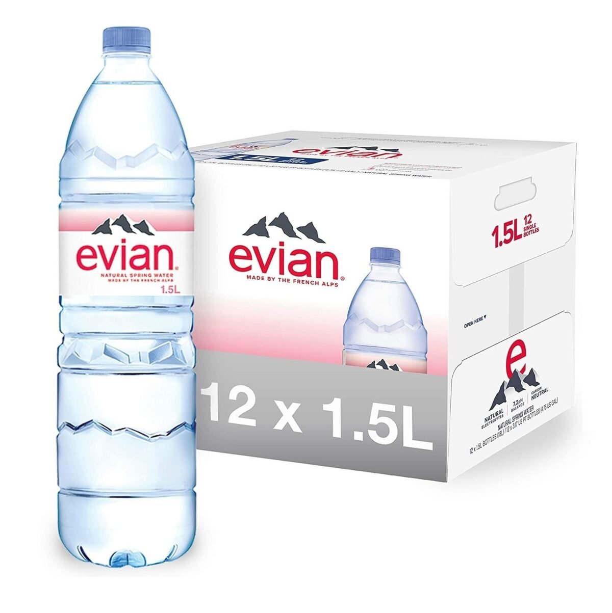 Evian Spring Mineral Water 1.5L - One Store Solution