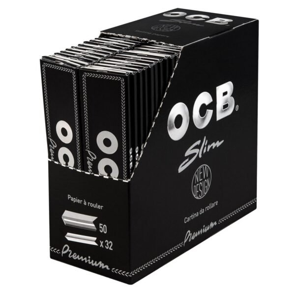 ocb slim-premium-king-size-papers-1-box-50-heftchen-1-ve