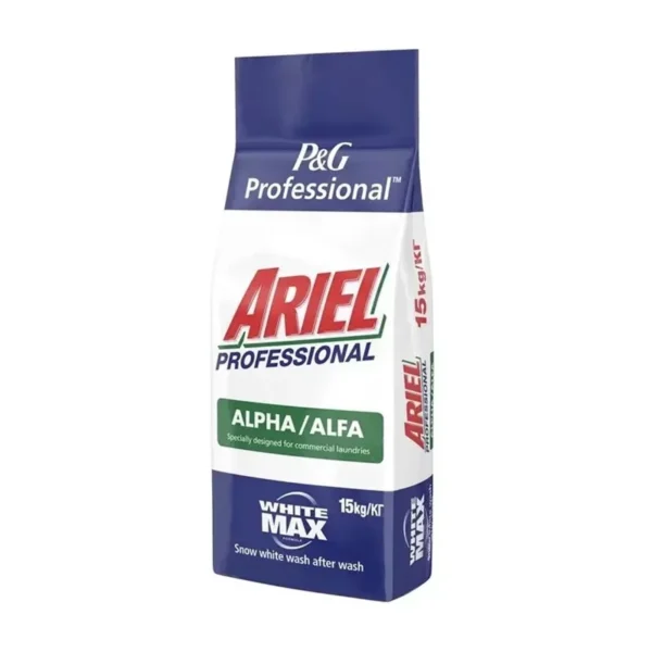 ARIEL POWDER DETERGENT 15 KG WHITE